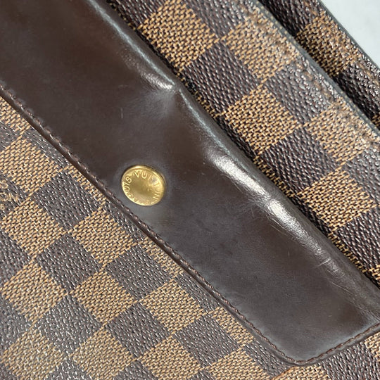 LOUIS VUITTON Shoulder Bag  N51129  Damier canvas Brown Damier Aubagne Women Used Authentic