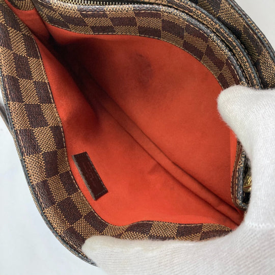 LOUIS VUITTON Shoulder Bag  N51129  Damier canvas Brown Damier Aubagne Women Used Authentic