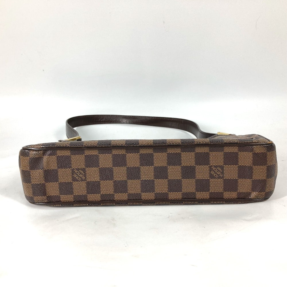 LOUIS VUITTON Shoulder Bag  N51129  Damier canvas Brown Damier Aubagne Women Used Authentic