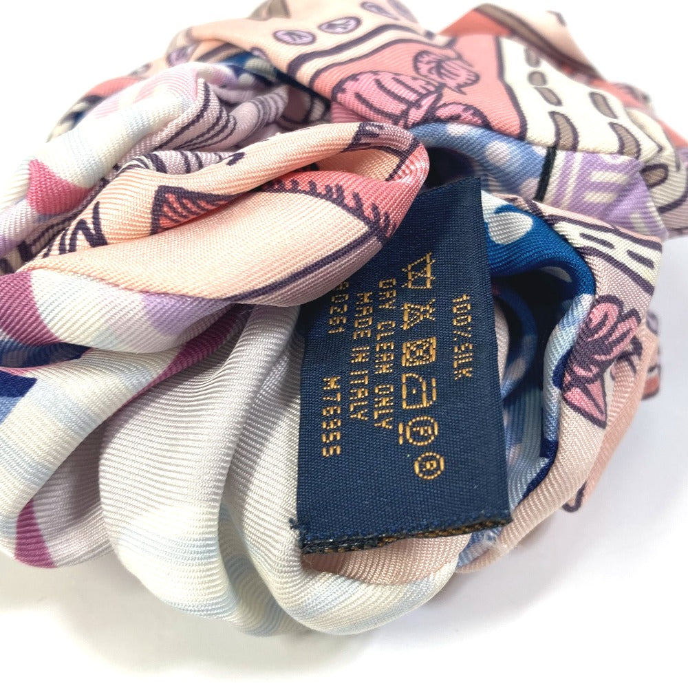 LOUIS VUITTON hair accessory M76955 silk pink Scrunchie Troshu Women Used Authentic