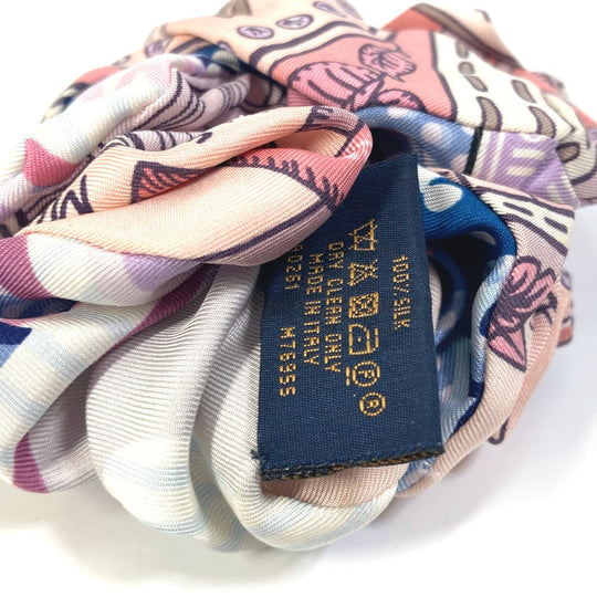 LOUIS VUITTON hair accessory M76955 silk pink Scrunchie Troshu Women Used Authentic