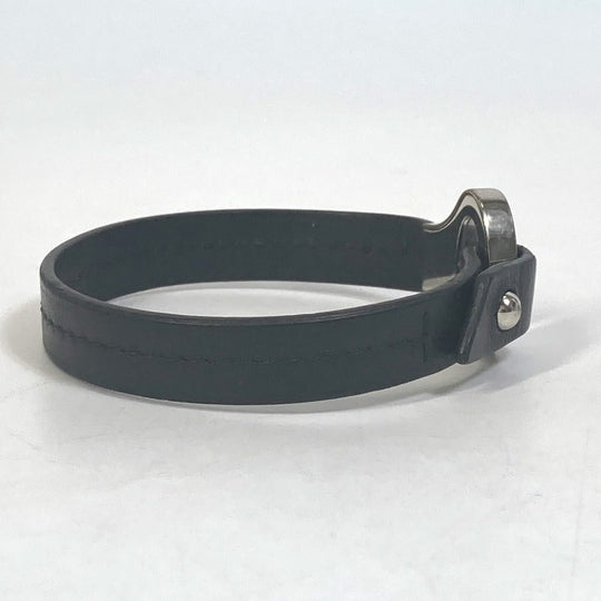 LOUIS VUITTON bracelet M6290 leather black Accessories brasle archive mens Used Authentic