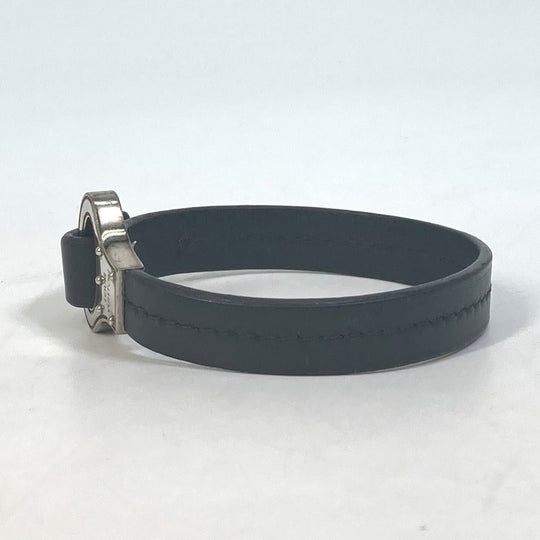 LOUIS VUITTON bracelet M6290 leather black Accessories brasle archive mens Used Authentic