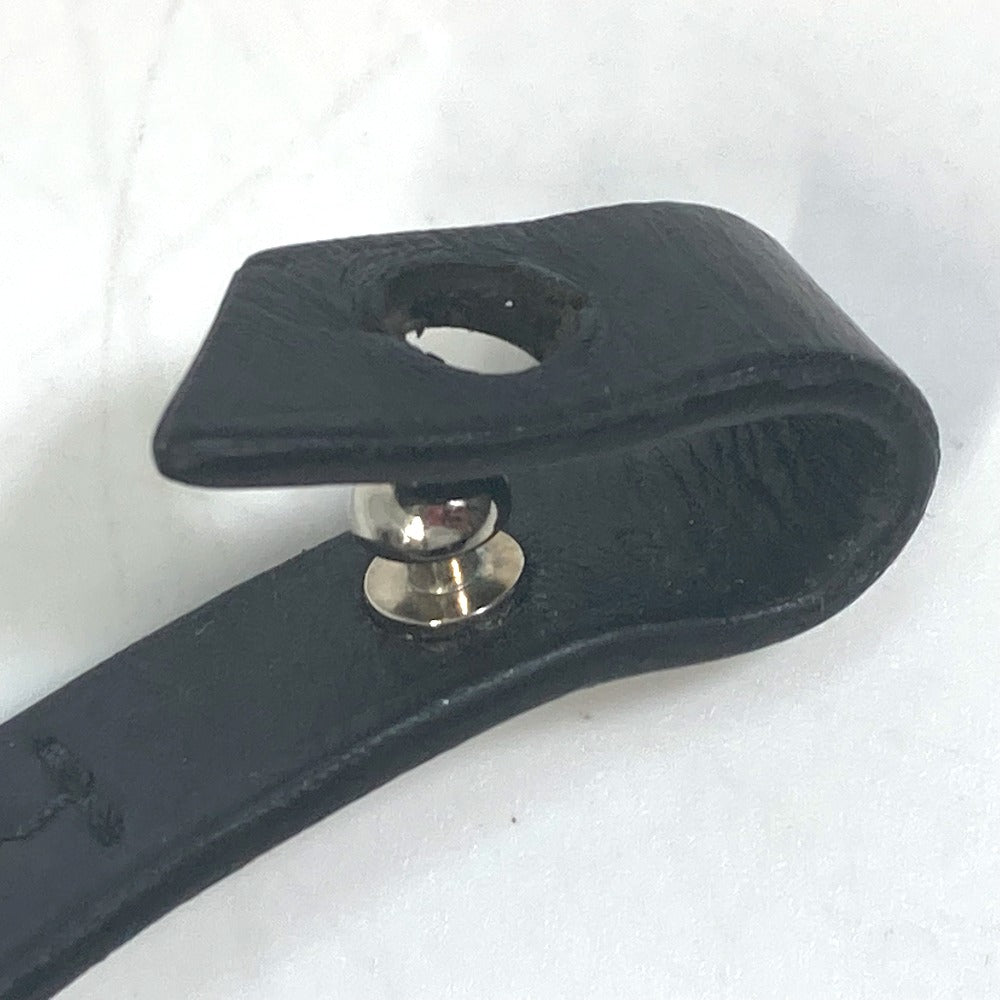 LOUIS VUITTON bracelet M6290 leather black Accessories brasle archive mens Used Authentic