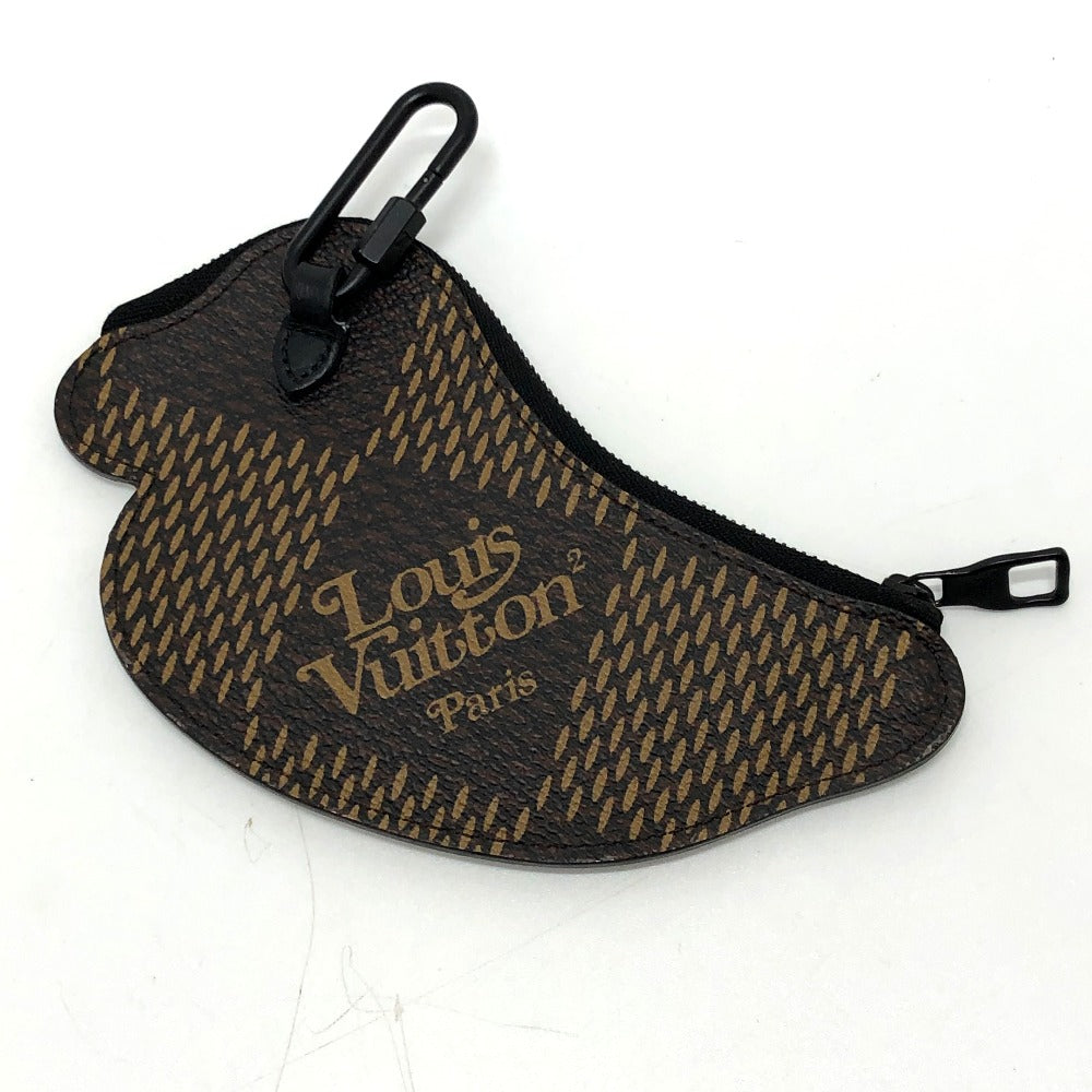 LOUIS VUITTON Coin case N60388 leather multicolor Virgil Abloh xNIGO Case mens Used Authentic