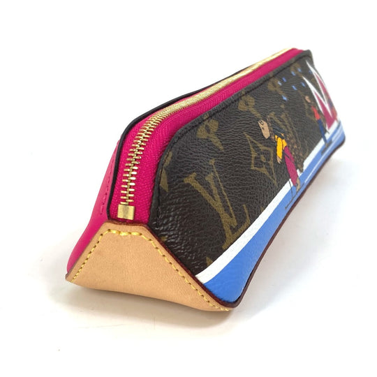 LOUIS VUITTON pencil case GI0289 Monogram canvas Brown Monogram Truth Elizabeth Women Used Authentic