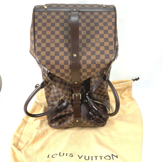 LOUIS VUITTON Carry Bag N23204 Damier canvas Brown Suitcase Travel bag Duffle bag Neo Eol 65 unisex(Unisex) Used Authentic