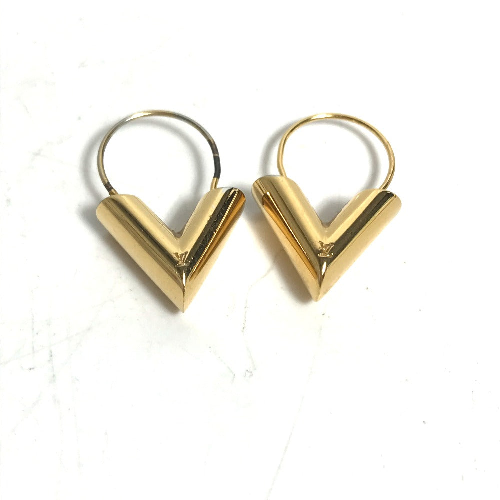 LOUIS VUITTON Pierce M61088 metal gold Pierce Essential V Women Used Authentic