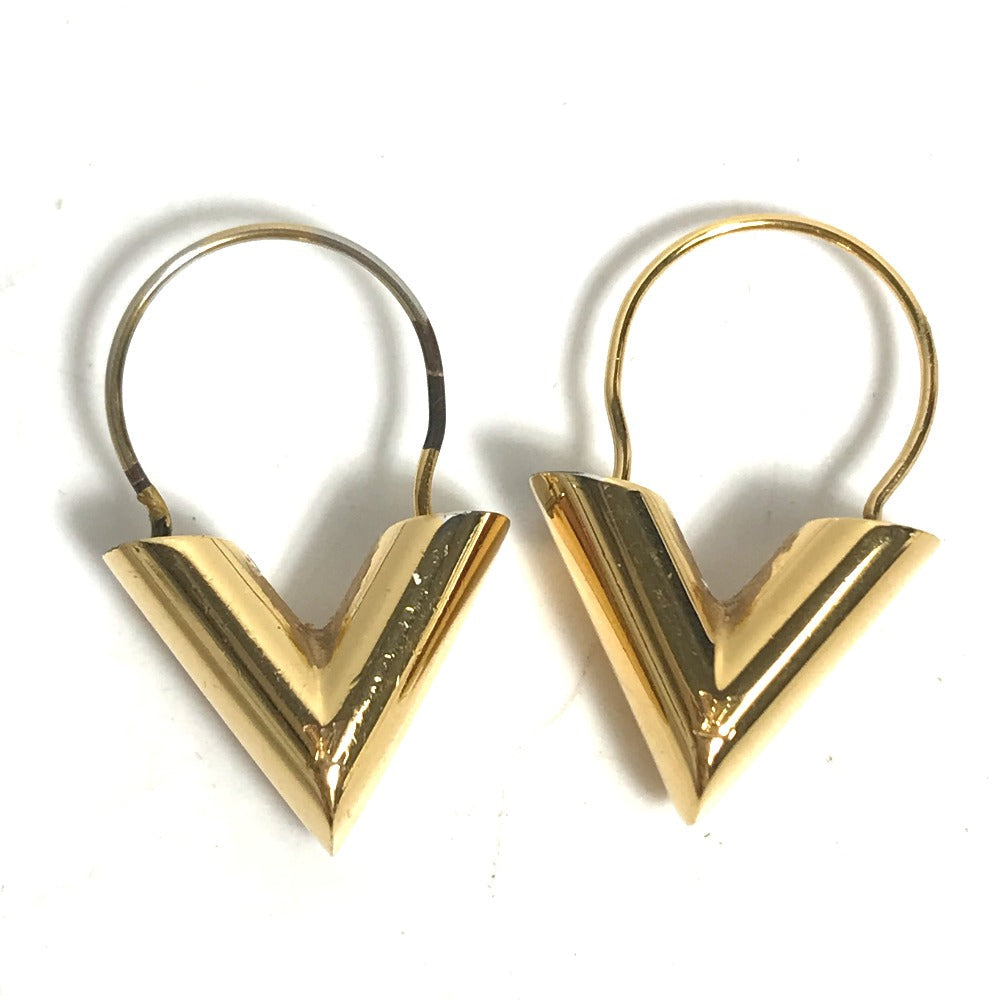 LOUIS VUITTON Pierce M61088 metal gold Pierce Essential V Women Used Authentic