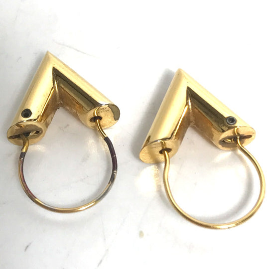 LOUIS VUITTON Pierce M61088 metal gold Pierce Essential V Women Used Authentic