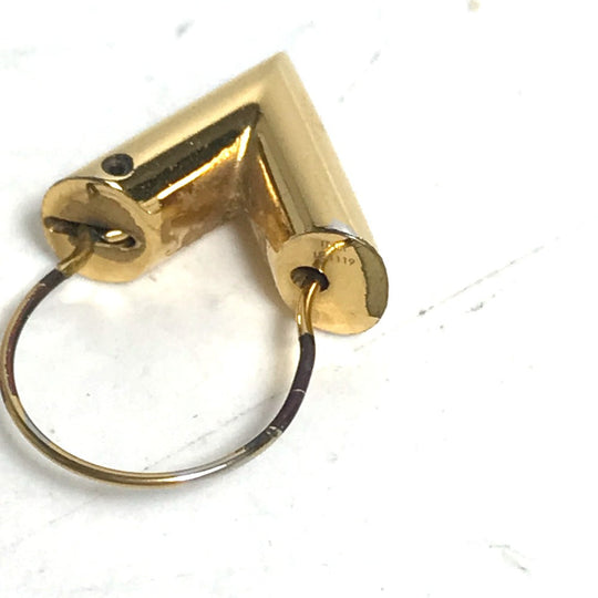 LOUIS VUITTON Pierce M61088 metal gold Pierce Essential V Women Used Authentic