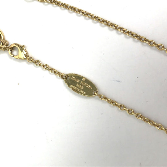 LOUIS VUITTON Necklace M69643 metal gold By color Necklace Collier LtoV Women Used Authentic