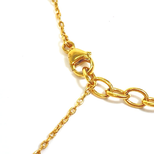 LOUIS VUITTON Necklace M62809 metal gold key motif Necklace Rocky Women Used Authentic