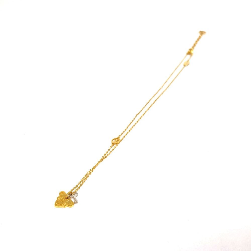 LOUIS VUITTON Necklace M62809 metal gold key motif Necklace Rocky Women Used Authentic