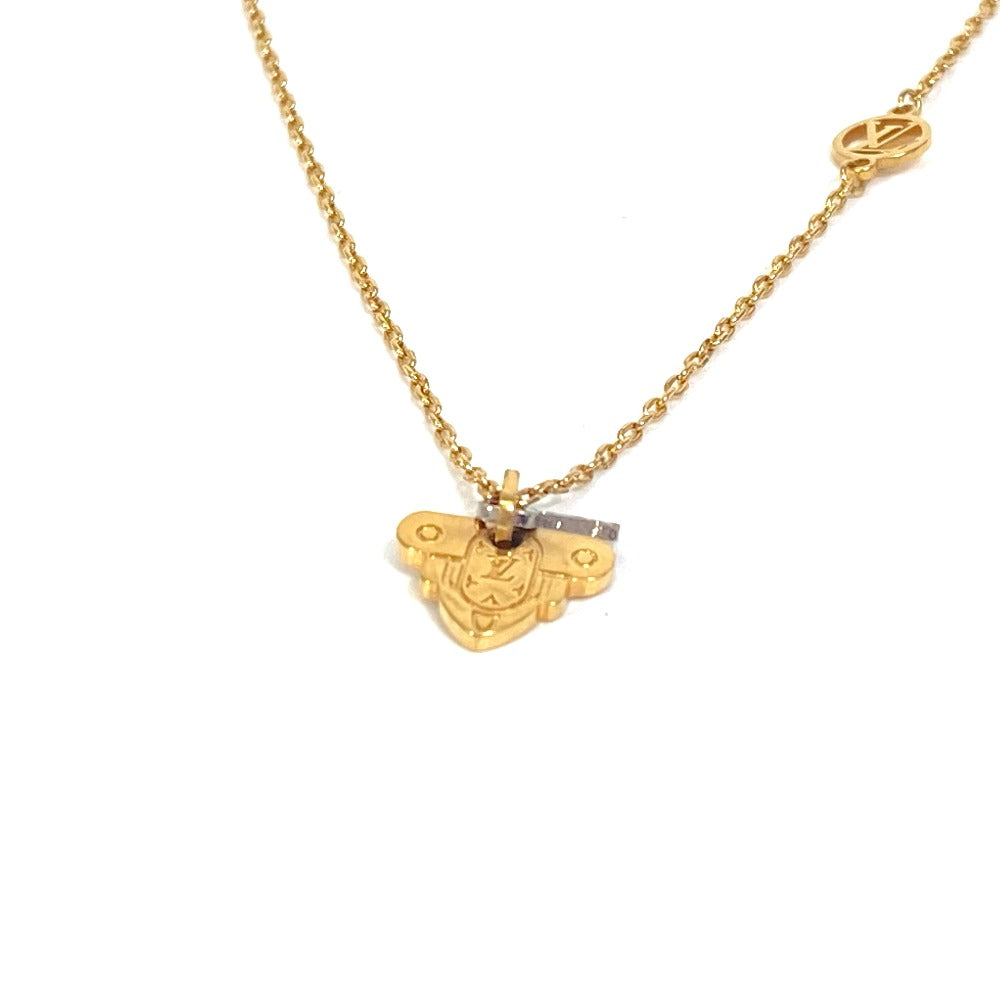 LOUIS VUITTON Necklace M62809 metal gold key motif Necklace Rocky Women Used Authentic
