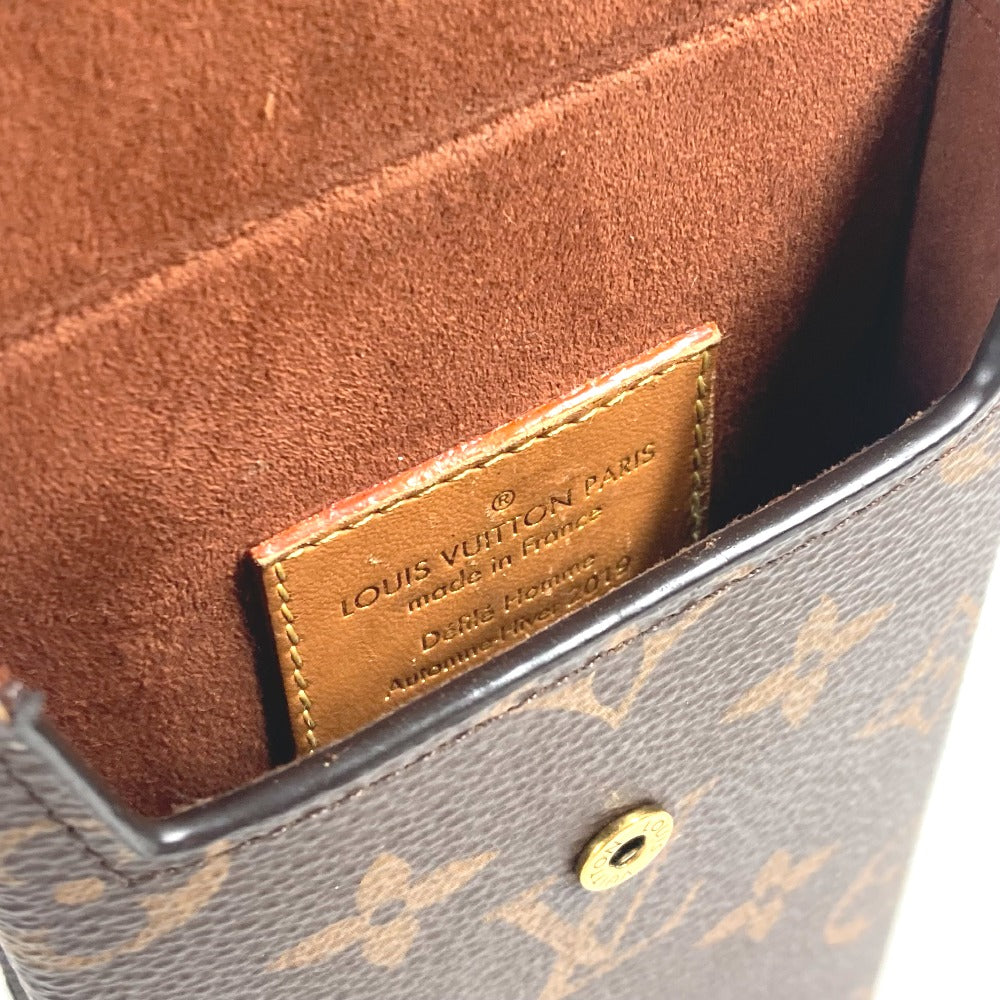LOUIS VUITTON Pouch M68523 Monogram canvas Brown Monogram Box phone case Women(Unisex) Used Authentic