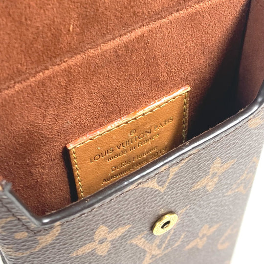 LOUIS VUITTON Pouch M68523 Monogram canvas Brown Monogram Box phone case Women(Unisex) Used Authentic