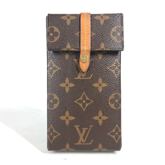 LOUIS VUITTON Pouch M68523 Monogram canvas Brown Monogram Box phone case Women(Unisex) Used Authentic