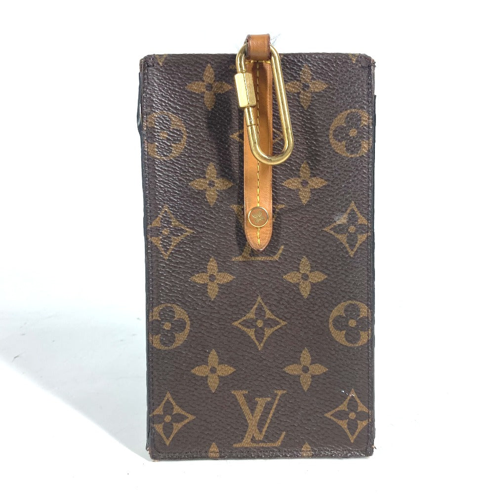 LOUIS VUITTON Pouch M68523 Monogram canvas Brown Monogram Box phone case Women(Unisex) Used Authentic
