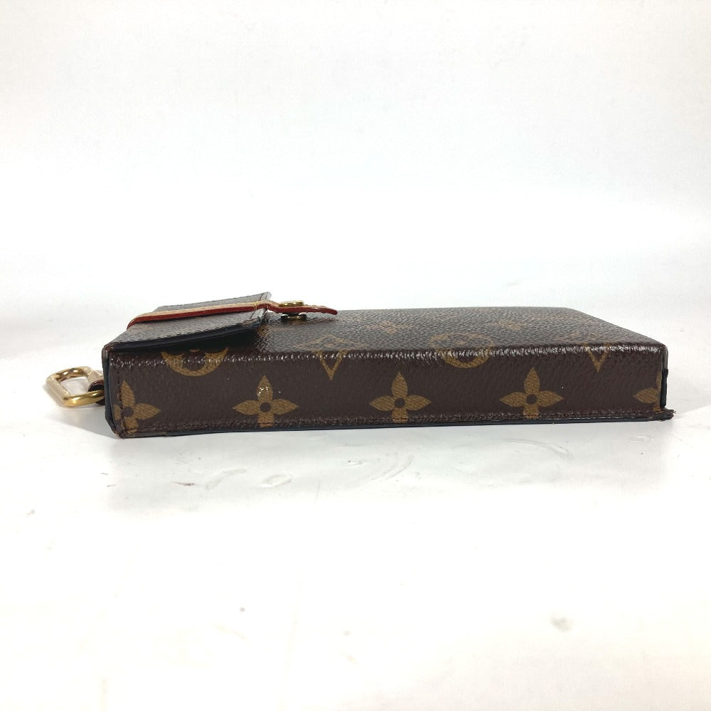 LOUIS VUITTON Pouch M68523 Monogram canvas Brown Monogram Box phone case Women(Unisex) Used Authentic