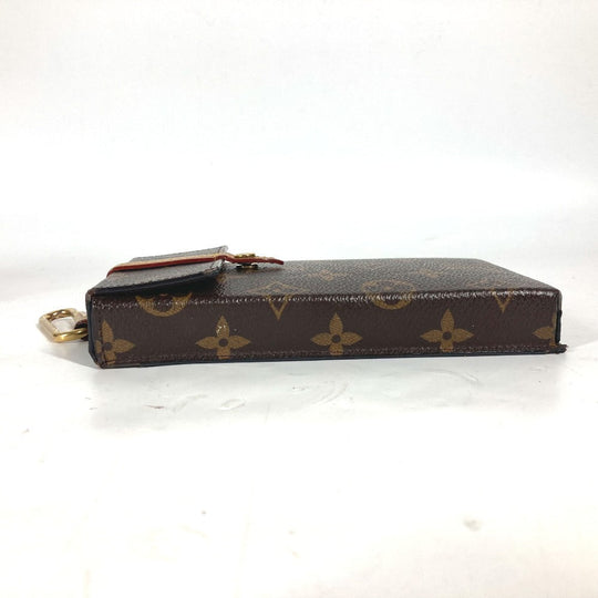 LOUIS VUITTON Pouch M68523 Monogram canvas Brown Monogram Box phone case Women(Unisex) Used Authentic
