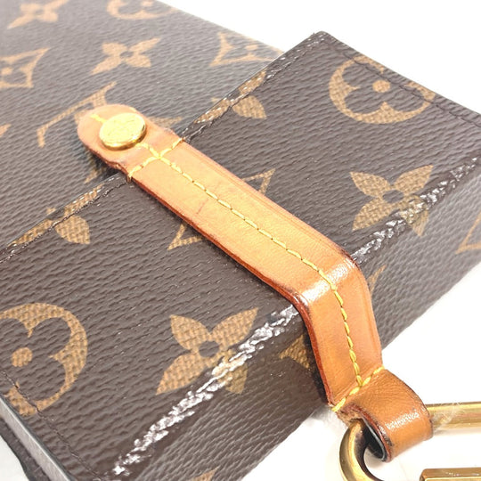 LOUIS VUITTON Pouch M68523 Monogram canvas Brown Monogram Box phone case Women(Unisex) Used Authentic