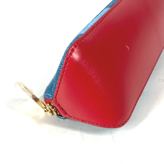 LOUIS VUITTON pencil case GI0444 Monogram denim blue Monogram denim Truth Elizabeth Women Used Authentic