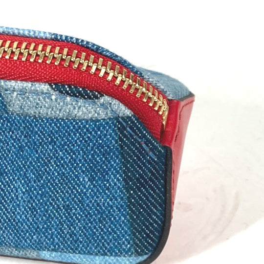 LOUIS VUITTON pencil case GI0444 Monogram denim blue Monogram denim Truth Elizabeth Women Used Authentic