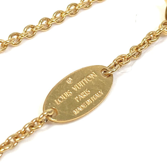 LOUIS VUITTON bracelet M69589 metal gold Bracelet L TO V Women Used Authentic