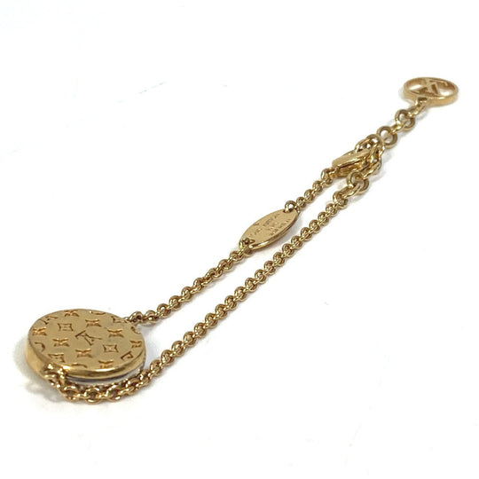 LOUIS VUITTON bracelet M69589 metal gold Bracelet L TO V Women Used Authentic