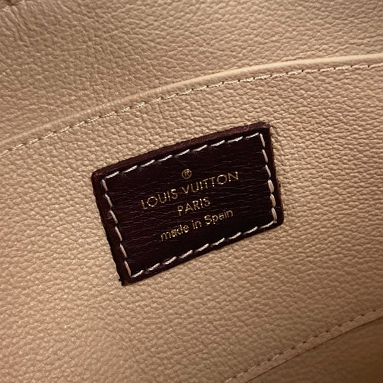 LOUIS VUITTON Pouch M40377 Monogram Ideal Red Monogram Ideal Pochette Cosmetic Women Used Authentic