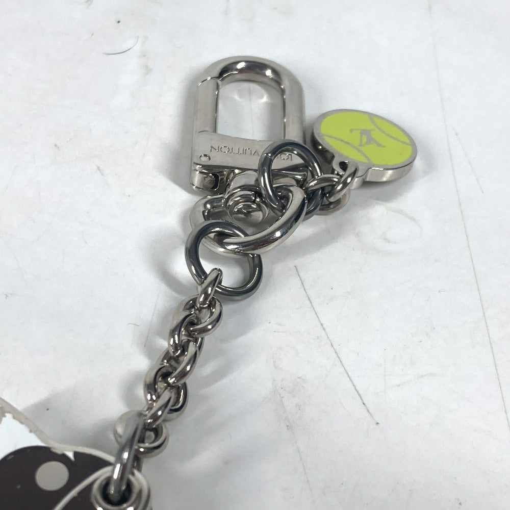 LOUIS VUITTON key ring M00747 metal Silver Bishou Sack LV Dog unisex(Unisex) Used Authentic