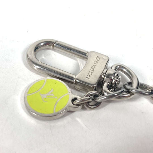LOUIS VUITTON key ring M00747 metal Silver Bishou Sack LV Dog unisex(Unisex) Used Authentic