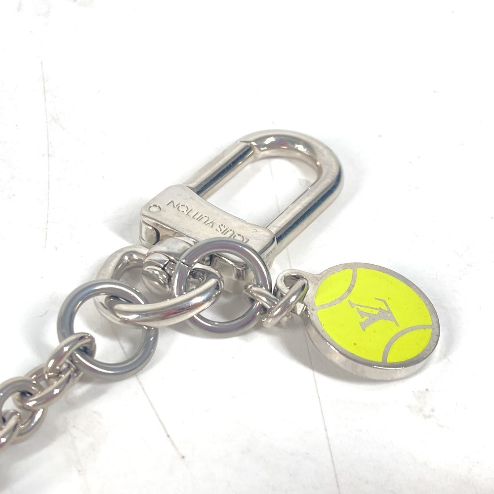 LOUIS VUITTON key ring M00747 metal Silver Bishou Sack LV Dog unisex(Unisex) Used Authentic