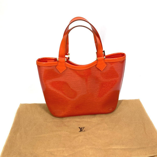 LOUIS VUITTON Handbag M92262 Plastics / Leather Orange Epiplage Mini lagoon bay Women Used Authentic