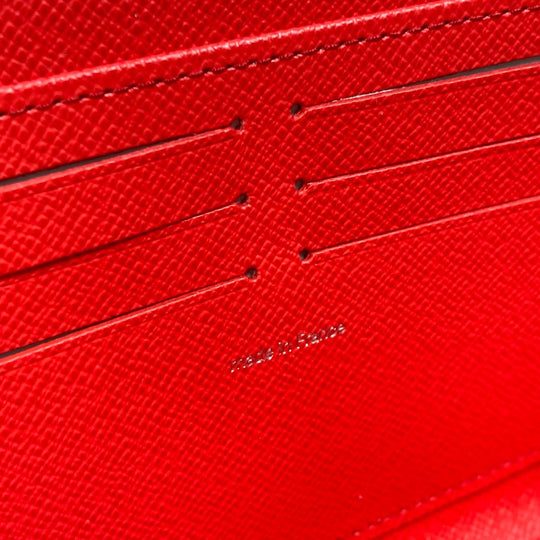 LOUIS VUITTON Long Wallet Purse M81961 Epi Leather, Empreinte Red Epi Japan exclusive LV x YK Zippy Wallet Women Used Authentic