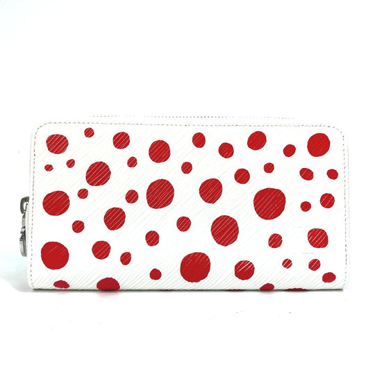 LOUIS VUITTON Long Wallet Purse M81961 Epi Leather, Empreinte Red Epi Japan exclusive LV x YK Zippy Wallet Women Used Authentic