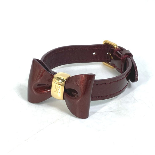 LOUIS VUITTON bracelet M6617F Monogram Vernis purple Monogram Vernis Bracelet Favorite Women 17 Used Authentic