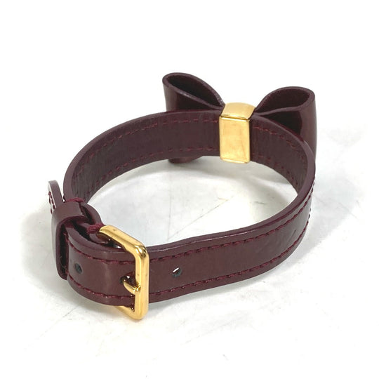 LOUIS VUITTON bracelet M6617F Monogram Vernis purple Monogram Vernis Bracelet Favorite Women 17 Used Authentic