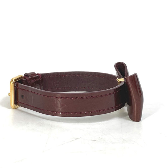 LOUIS VUITTON bracelet M6617F Monogram Vernis purple Monogram Vernis Bracelet Favorite Women 17 Used Authentic
