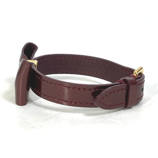 LOUIS VUITTON bracelet M6617F Monogram Vernis purple Monogram Vernis Bracelet Favorite Women 17 Used Authentic
