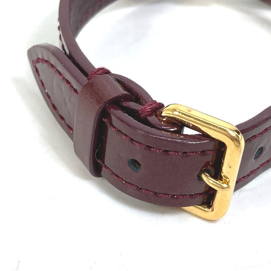 LOUIS VUITTON bracelet M6617F Monogram Vernis purple Monogram Vernis Bracelet Favorite Women 17 Used Authentic