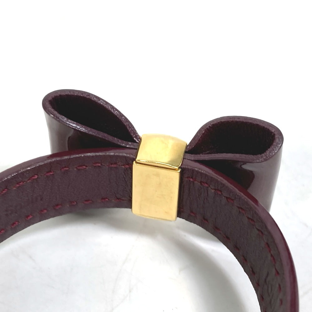LOUIS VUITTON bracelet M6617F Monogram Vernis purple Monogram Vernis Bracelet Favorite Women 17 Used Authentic