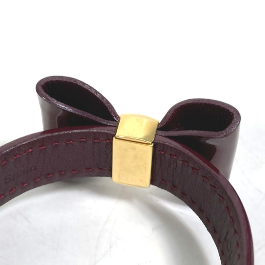 LOUIS VUITTON bracelet M6617F Monogram Vernis purple Monogram Vernis Bracelet Favorite Women 17 Used Authentic