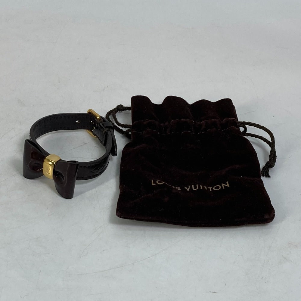 LOUIS VUITTON bracelet M6617F Monogram Vernis purple Monogram Vernis Bracelet Favorite Women 17 Used Authentic