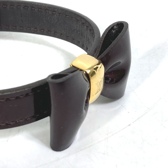LOUIS VUITTON bracelet M6617F Monogram Vernis purple Monogram Vernis Bracelet Favorite Women 17 Used Authentic
