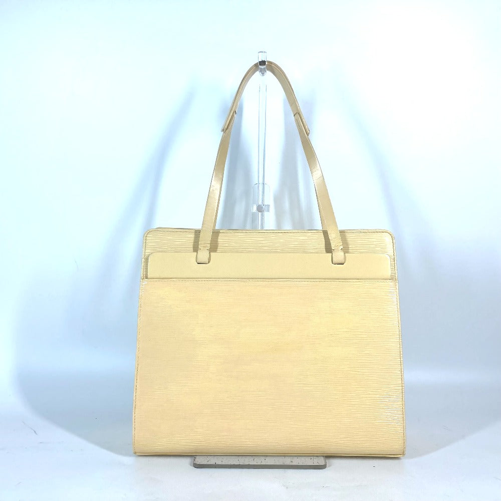 LOUIS VUITTON Tote Bag M5249A Epi Leather yellow Epi Croisette PM Women Used Authentic