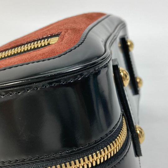 LOUIS VUITTON Handbag M95238 Leather / suede Brown Mini Boston Duffel bag Stamp bag PM Women Used Authentic