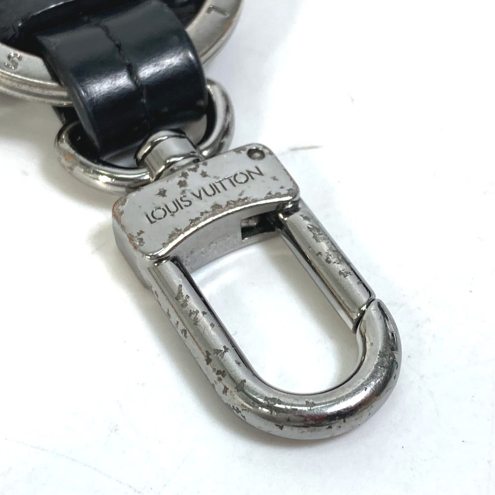 LOUIS VUITTON key ring M63620 Monogram Eclipse Canvas black Monogram Eclipse Porte Cle Cloche Cle mens Used Authentic