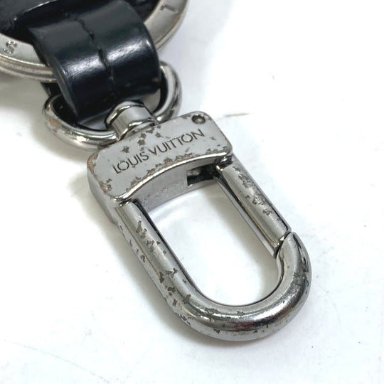 LOUIS VUITTON key ring M63620 Monogram Eclipse Canvas black Monogram Eclipse Porte Cle Cloche Cle mens Used Authentic
